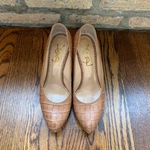 YSL Snakeskin Pumps